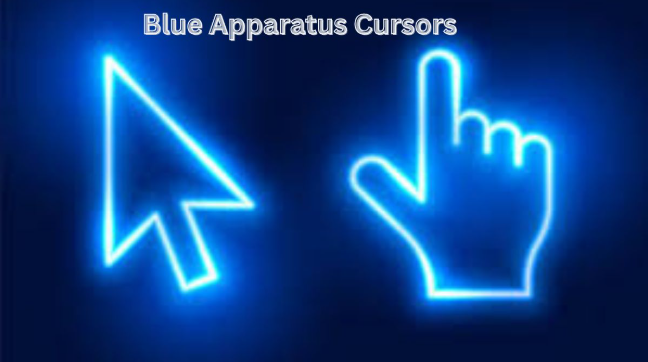 blue apparatus cursors